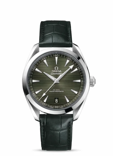 Omega Seamaster Aqua Terra 150M Master Chronometer 41 Stainless Steel / Green / Alligator 220.13.41.21.10.001 (22013412110001)